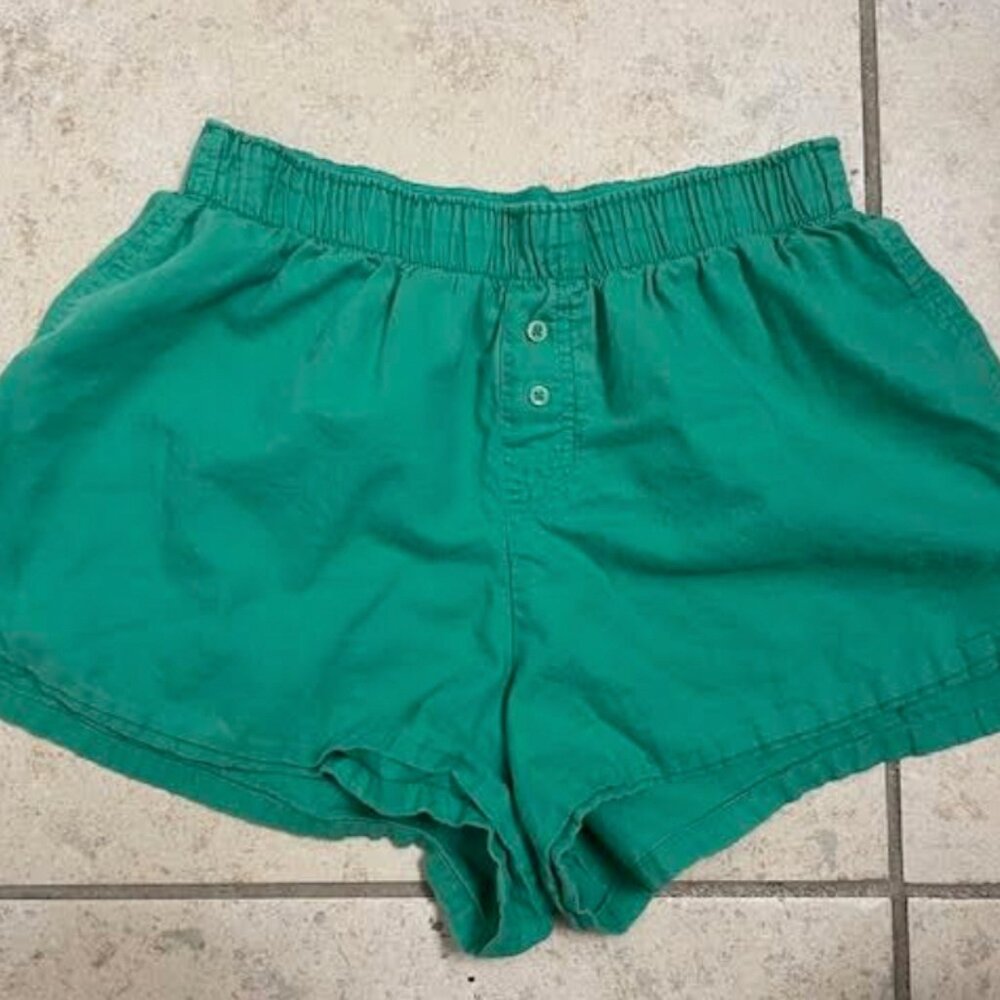 Colsie Women's Shorts Boxers Small Green Sleepwear Loungewear PJs